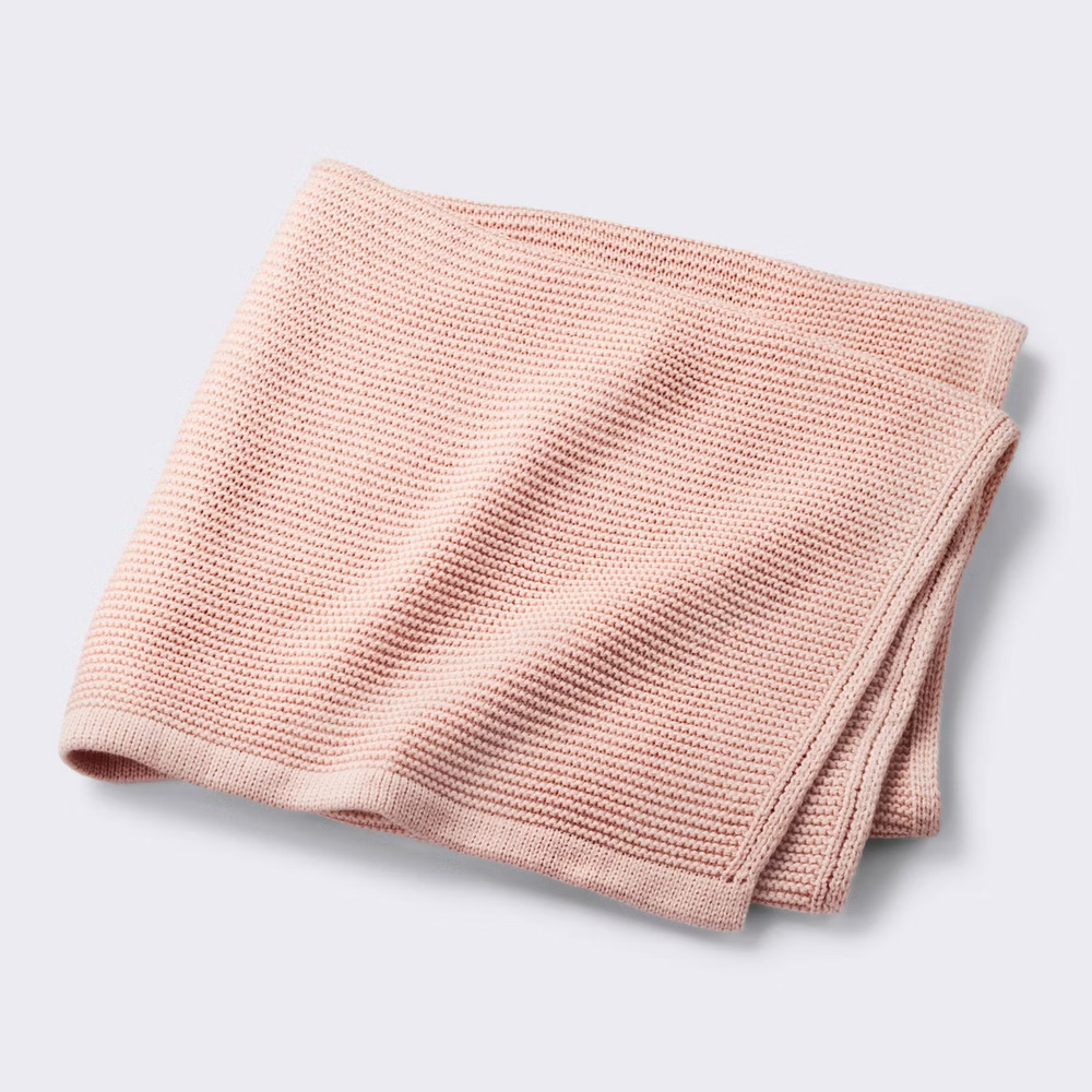 Cloud Island Pink‎ Knit Baby Blanket 40x30 Nursery Soft NEW damaged tag